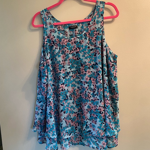 Lane Bryant Tops - Lane Bryant double layer flowy tank 18/20
